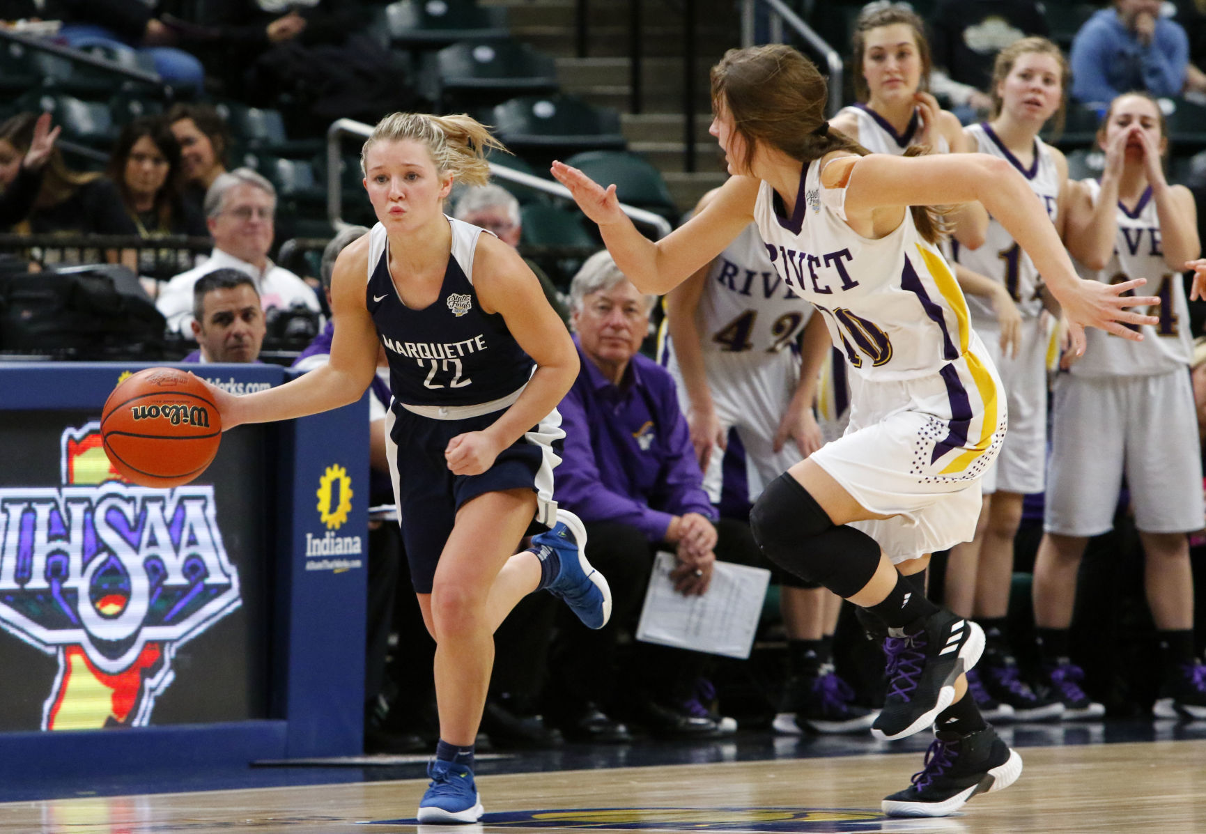 Gallery: Marquette Catholic vs. Vincennes Rivet in Class A championship